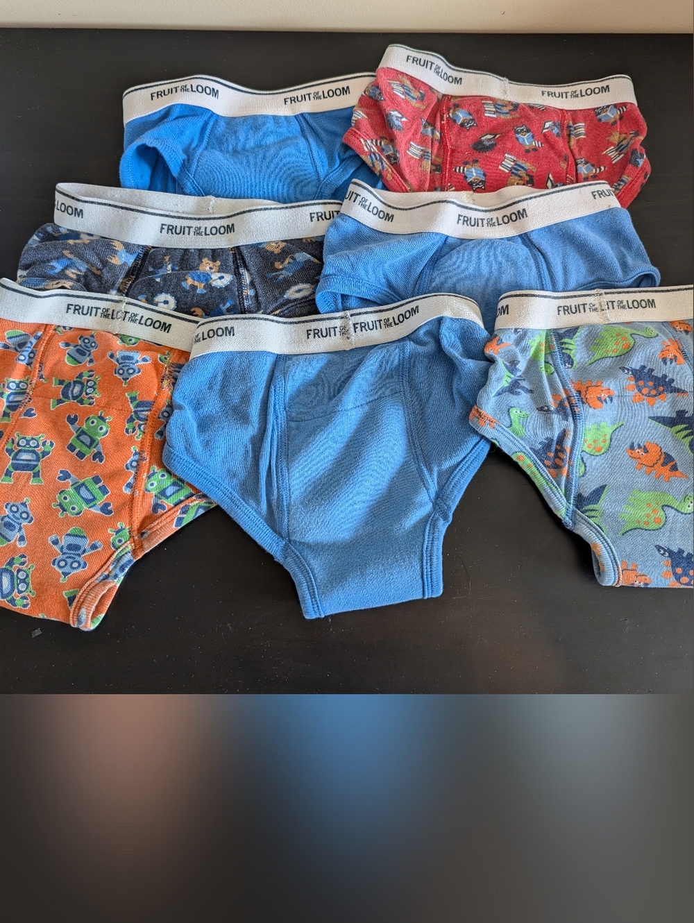 Fruit of the Loom Boys' Multicolor Potty Training Briefs 2t-3t